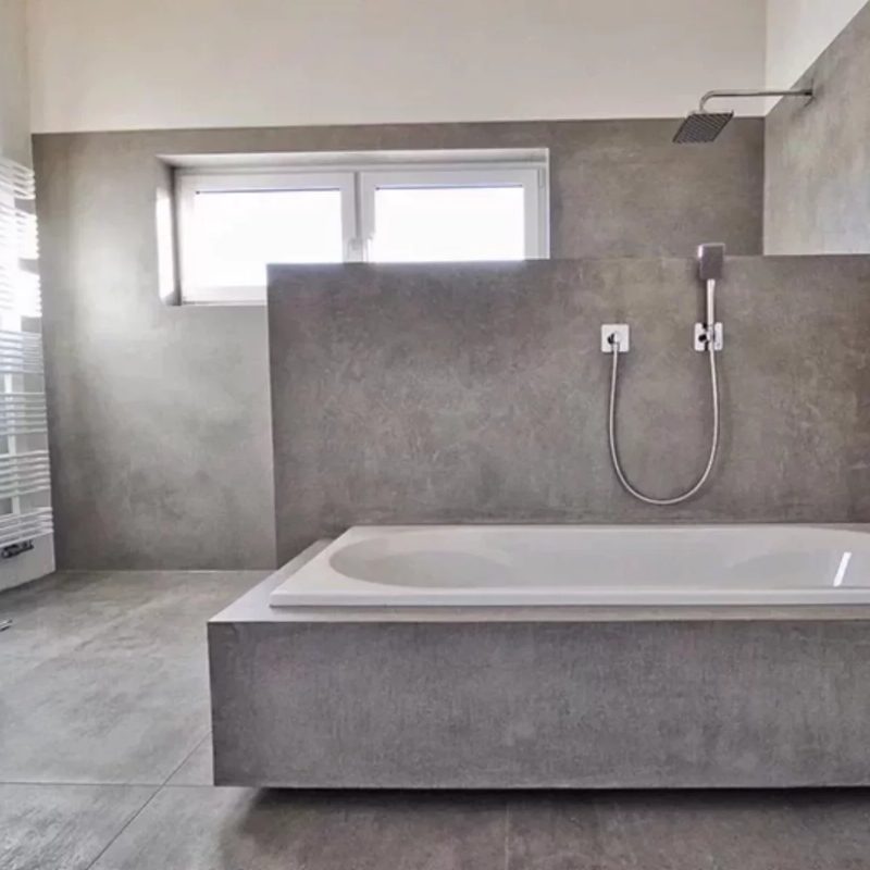 salle de bain en béton ciré Quimper