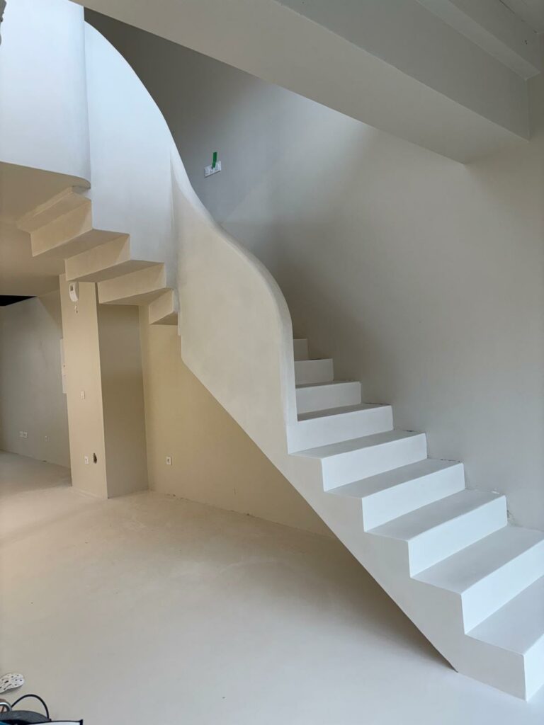 Design Et Beton Beton Cire A Quimper Sols Escalier En Beton Cire 3